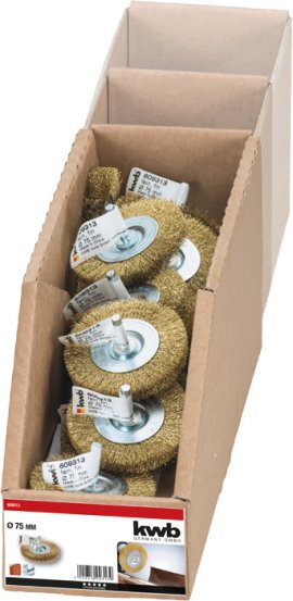 KWB Scheibenbürste Messingdraht fein lose Ø 75 mm