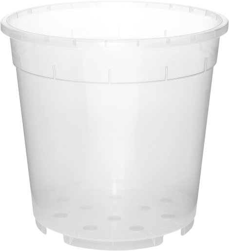 GELI Orchideentopf Transparent/Klar 17 cm