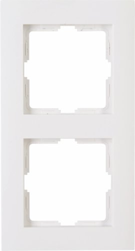 KOPP Rahmen Athenis IP44 2-fach Weiß