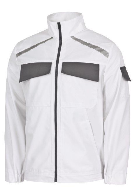 Berufsjacke Extreme Weiß/Grau L