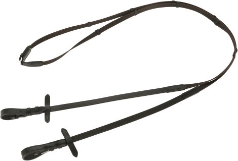 Anti-Slip-Gummizügel schwarz/braun 15 mm