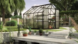 VITAVIA Gewächshaus Uranus 8300 HKP 4 mm Schwarz