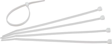 KOPP Kabelbinder Transparent 200 x 4,6 mm, 50 Stk.