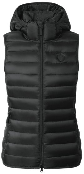 Damen Steppweste Covalliero Schwarz