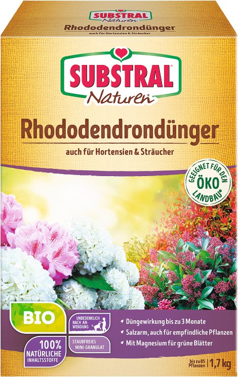 SUBSTRAL® Naturen® Rhododendrondünger Bio 1,7 kg
