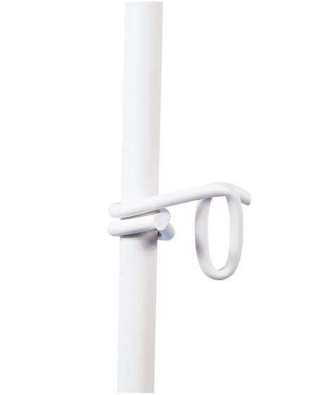 Kunststofföse für Band bis 40 mm Weiß 25 Stk.