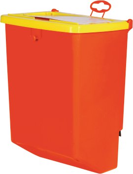 Futterautomat für Kanninchen, rot