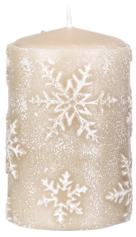 SAFE CANDLE Kerze Wollweiß