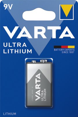 VARTA Lithium Batterie 9V E-Block 1er Pack