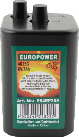 Spezialbatterie 6V/7Ah