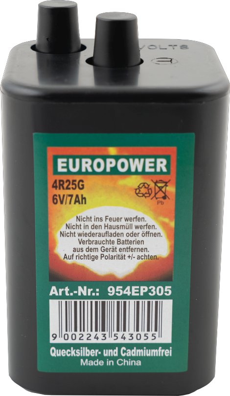 Spezialbatterie 6V/7Ah