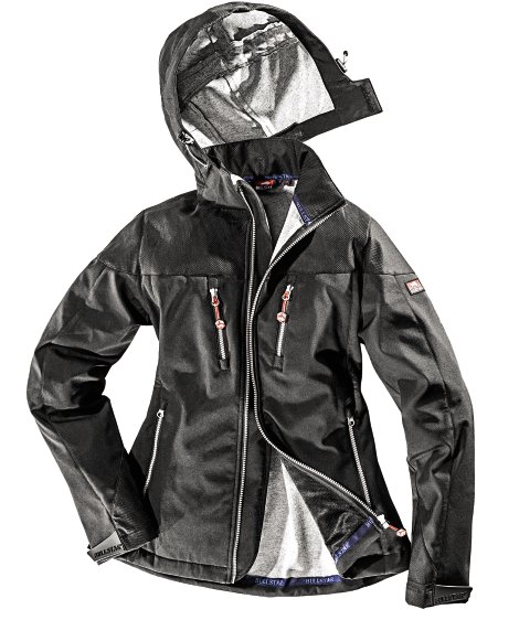 WERKSTOFF Damen-Softschelljacke Worxtar Schwarz S