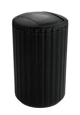 ALLSTAR Schwingdeckeleimer Minas 3 ltr. Schwarz