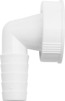 CORNAT Winkel-Schlauchanschluss 90°, 1 1/4" IG, ø 21 mm - ø 23 mm, grau