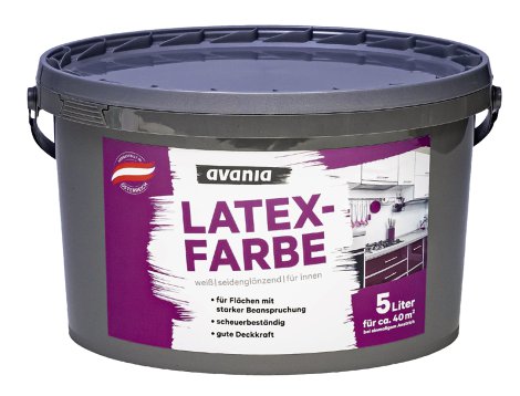 AVANIA Latexfarbe glänzend 5 l