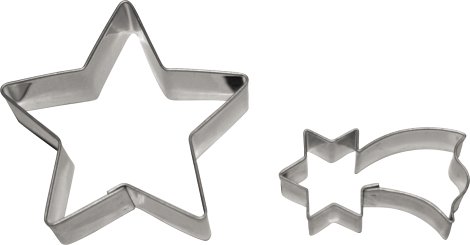 Ausstecher Stern/ Komet 2-tlg. 60x60 mm