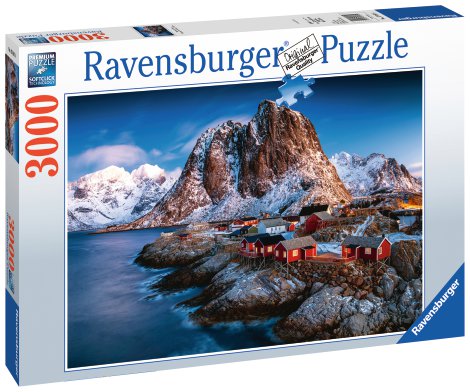 RAVENSBURGER Puzzle Hamnoy Lofoten 3000-tlg.