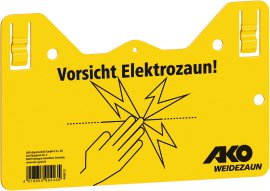 Warnschild – Vorsicht Elektrozaun!
