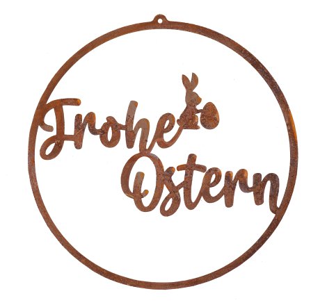 Garten-Dekohänger Frohe Ostern ⌀ 30 cm