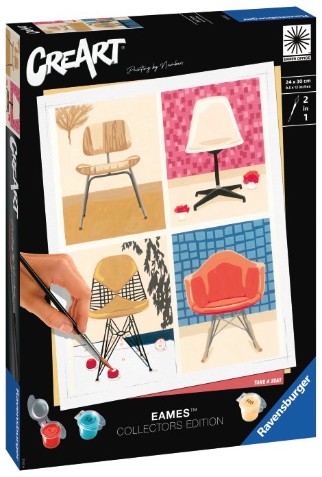 RAVENSBURGER Malen nach Zahlen Eames Take a Seat