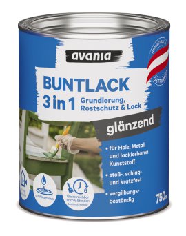 AVANIA Buntlack 3in1 Glänzend Feuerrot