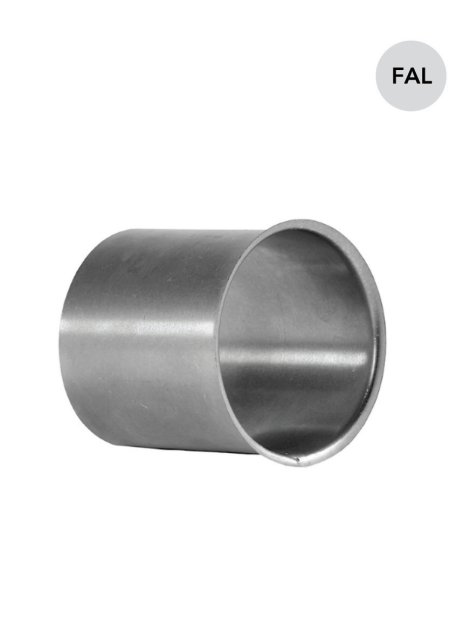 BERTRAMS Wandfutter einfach feueraluminiert ø 150 mm