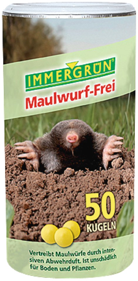 IMMERGRÜN Maulwurffrei 50 Kugeln | Lagerhaus