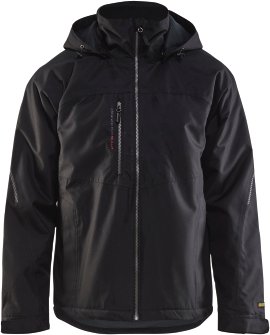 BLÅKLÄDER Softshell Jacke schwarz