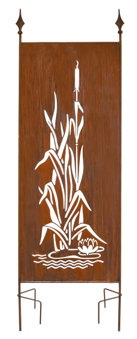 Gartentafel Schilf 224x62 cm