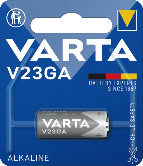 VARTA Alkaline Knopfzelle V23GA 12V 1er Pack