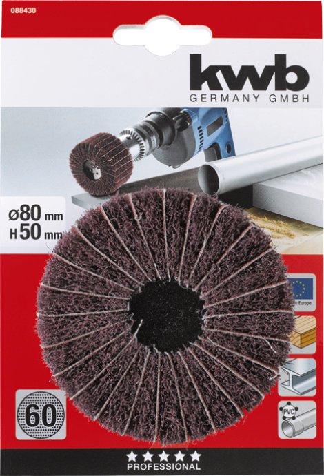 KWB Vliesmopstift 75x45x6 mm K60