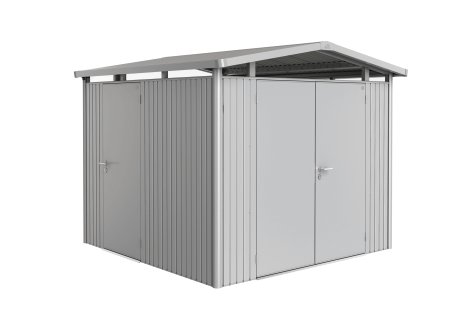 BIOHORT Doppeltür für Gerätehaus HighLine®, AvantGarde®, Panorama® Silber-metallic