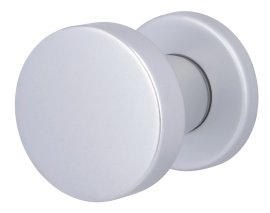 ALPERTEC Knopf auf Rosette Aluminium F1 eloxiert Ø 50 mm
