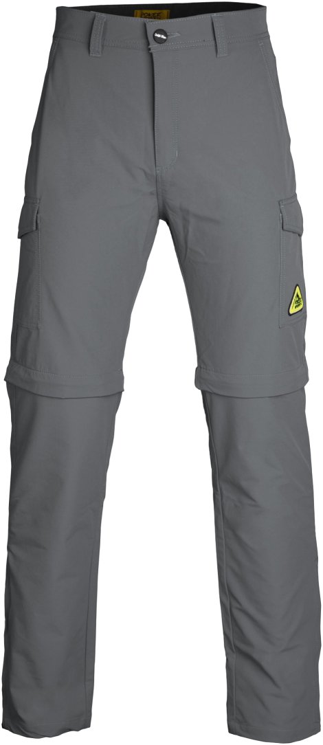 POKER JEANS Herren Trekkinghose Zipp-off Grau 31