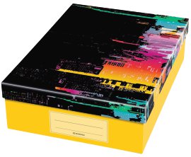 DONAU Schulbedarfsschachtel City Sky