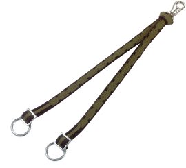 Bodenriemen doppelt mit Karabinerhaken 60 cm