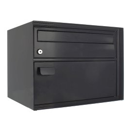 ROTTNER Paketbriefkasten Enzian Schwarzgrau