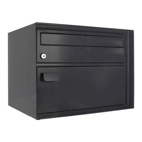 ROTTNER Paketbriefkasten Enzian Schwarzgrau