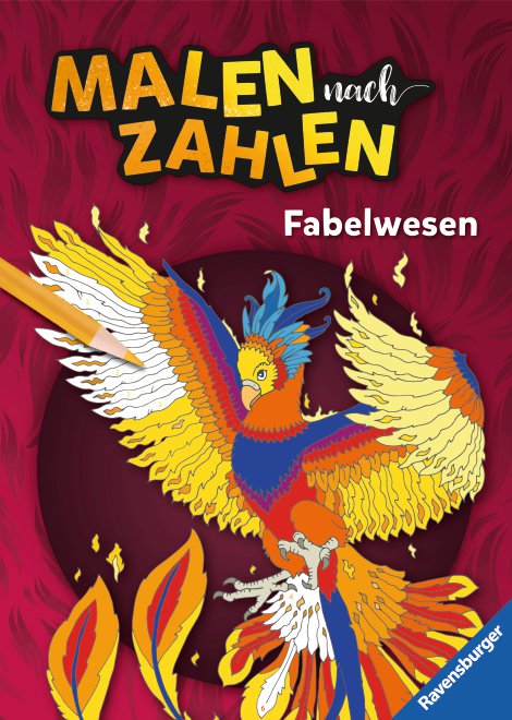 RAVENSBURGER Buch Malen nach Zahlen Fabelwesen