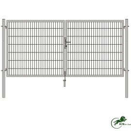 H+S Tor ULI 6040 ZH: 1,0 m,Tor-Breite: 3145 mm Aluminium