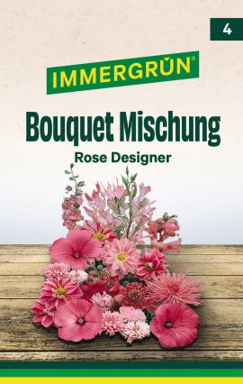 IMMERGRÜN Tütensamen Bouquet Mischung Rose Designer