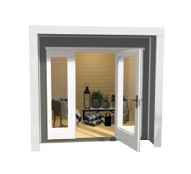 WEKA Designhaus 263 Grau