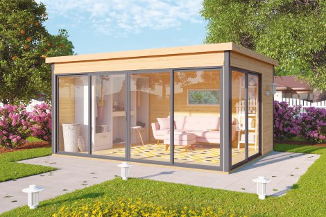 WEKA Designhaus 412 Natur Größe 2