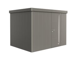 BIOHORT Gerätehaus Neo 2C Standardtür 292x236x222 cm, quarzgrau-metallic