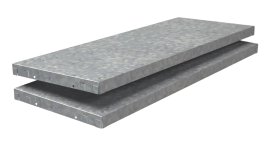 SCHULTE REGALWELT Steckfachboden verzinkt, 2 Stk.