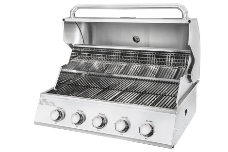Einbau-Edelstahlgriller, 5 Brenner