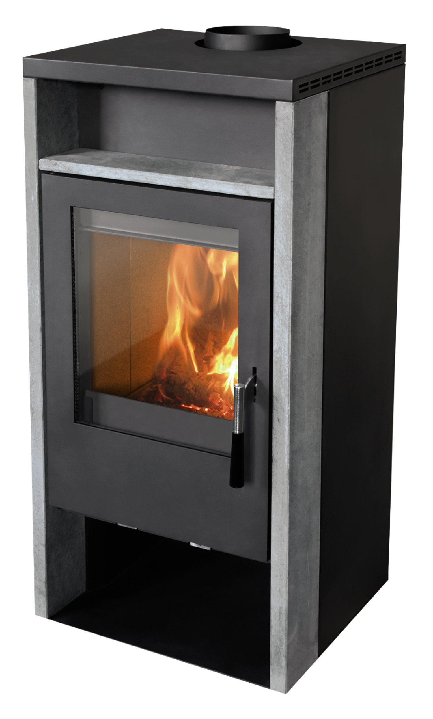 FIREFIX Kaminofen Kronos (Verkleidung: Naturstein) 6 kW