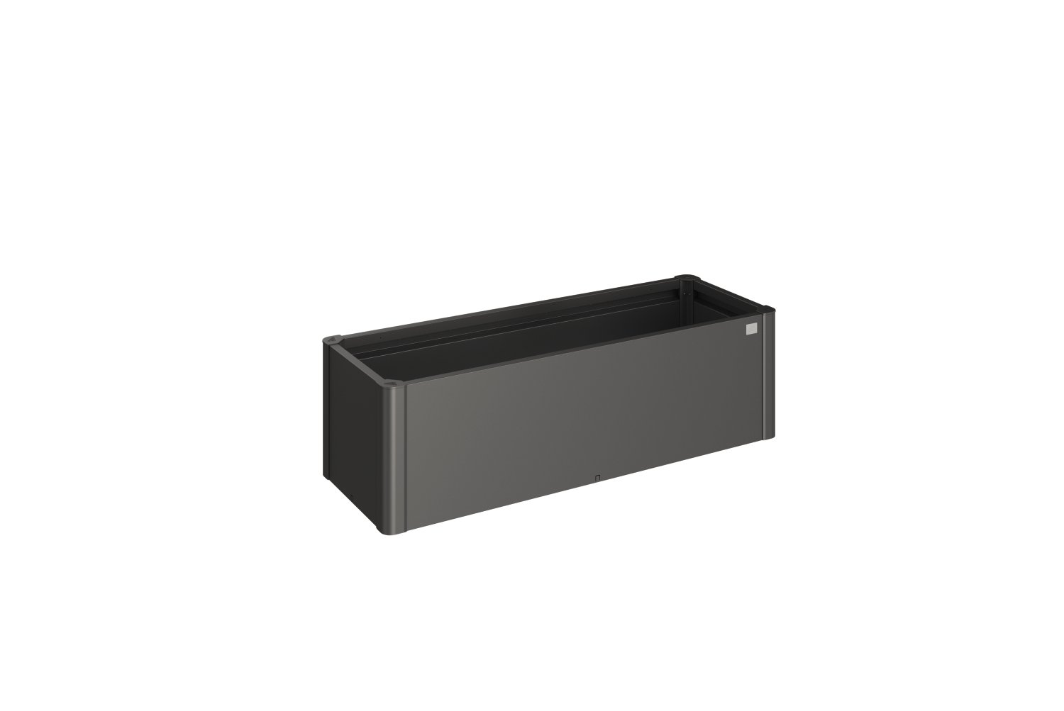BIOHORT Pflanzbeet Belvedere Mini 150, 152x54x45 cm, Dunkelgrau-metallic