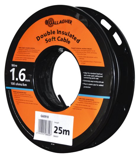GALLAGHER Untergrundkabel doppelt isoliert 25 m, 1,6 mm
