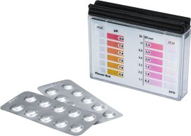 Test-Kit für pH-Wert und freies Chlor 10-tlg.
